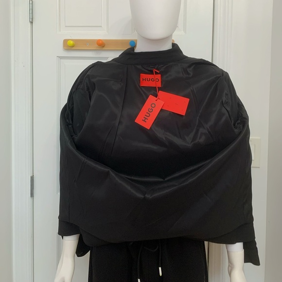 Hugo Boss Men’s Modern Fit Jacket In Black Stretch Twill - Picture 8 of 9